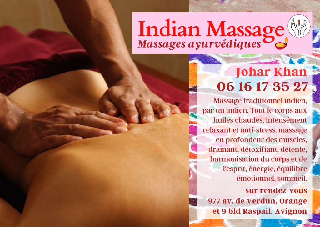 flyer Indian Massage