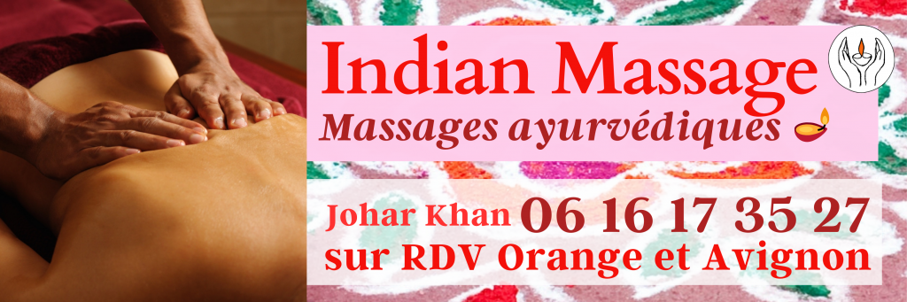 banderole Indian Massage