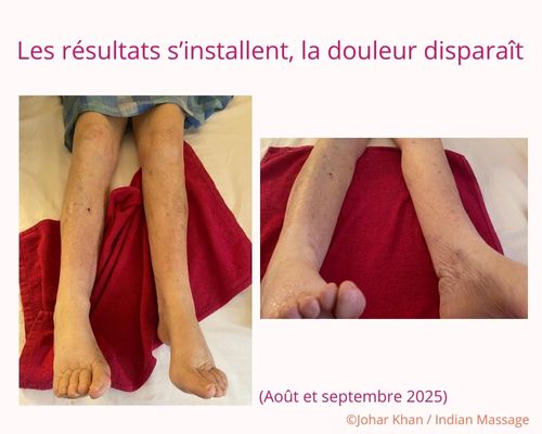 photo montrant les effets de massages réguliers pour les personnes âgées